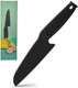Nylon Knife Plastic Knife Lightweight And Safe Chef Knives Suitable For Cutting Fruits Vegetables Pizza Cakes，Bread (1 Round Hole With Base)