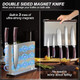 Kitchen Knife Set With Block - 6 Pcs Chef Knife Block Set 5 Pcs High - Carbon Stainless Steel Razor - Sharp Knives With A Magnetic Knife Block Holder Versatile And Professional Kitchen Knives Set