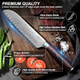 Kitchen Knife Set With Block - 6 Pcs Chef Knife Block Set 5 Pcs High - Carbon Stainless Steel Razor - Sharp Knives With A Magnetic Knife Block Holder Versatile And Professional Kitchen Knives Set Kitchen Knife Set With Block - 6 Pcs Chef Knife Block Set 5 Pcs High - Carbon Stainless Steel Razor - Sharp Knives With A Magnetic Knife Block Holder Versatile And Professional Kitchen Knives Set