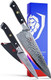 Dalstrong Shogun Series Chef Knife 8" Elite Bundled With Paring Knife 3.5" Set