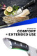 Dalstrong Fillet Knife - 6 Inch - Gladiator Series Elite - High Carbon German Steel - Black G10 Handle - Sheath Included - Razor Sharp Kitchen Knife - Boning Knife - Nsf