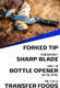 Dalstrong Pitmaster Bbq & Meat Knife - 8 Inch - Shogun Series Elite - Forked Tip & Bottle Opener - Japanese Aus-10V Super Steel Kitchen Knife - G10 Handle - Razor Sharp - W/Sheath