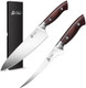 Ddf Iohef Chef Knife 8 Inch And Fillet Knife 7 Inch Fishing Knife Full Tang Ergonomic Handle Japanese Stainless Steel