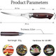 Ddf Iohef Chef Knife 8 Inch And Fillet Knife 7 Inch Fishing Knife Full Tang Ergonomic Handle Japanese Stainless Steel
