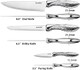 Kitchen Knife Set 3 Piece High Carbon Stainless Steel Professional Chef Knife Set Sharp Knife With Sheath Knives Set For Kitchen