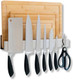 Demi'S Home Knife Magnetic Strip & Cutting Board Holder For Wall Or Fridge - 16 Inch - (Supplies Not Included) - Magnetic Cutting Board & Knife Holder For Fridge Or Wall