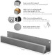 Demi'S Home Knife Magnetic Strip & Cutting Board Holder For Wall Or Fridge - 16 Inch - (Supplies Not Included) - Magnetic Cutting Board & Knife Holder For Fridge Or Wall