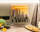 Demi'S Home Knife Magnetic Strip & Cutting Board Holder For Wall Or Fridge - 16 Inch - (Supplies Not Included) - Magnetic Cutting Board & Knife Holder For Fridge Or Wall