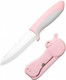 4 Inch Ceramic Paring Knife - Super Sharp Fruit & Vegetable Kitchen Tools With Hippo-Shaped Ergonomic Design - Kitchen Safety Knife Set Includes Protective Sheath（Green)