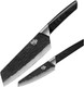 Professional Damascus Kitchen Knife High Carbon Stainless Steel Pakkawood Handle Black Oxide Hammered 7 Inch Bunka Knife And 5 Inch Utility Knife Professional Damascus Kitchen Knife High Carbon Stainless Steel Pakkawood Handle Black Oxide Hammered 7 Inch Bunka Knife And 5 Inch Utility Knife