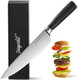 Chef Knife Chefs Knife For Meat Cleaver Carving Chopping Cutting Made Of Damascus Pattern High Carbon Stainless Steel With Pakkawood Handle Professional 8 Inch Kitchen Knives.