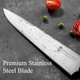 Dragon Creek Chef Knife 8-Inch Chef'S Knives Pro Kitchen Knife High Carbon Stainless Steel Cooking Knife With Triple Riveted Handle And Box Classic Gyutou Knives For Kitchen