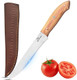 10" Handmade Breaking Knife Best Meat Cutting Knife D2 Steel Made Fish Fillet Knives Professional Boning Knife With Sheath Edc