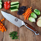 Ergo Chef Guy Fieri Knuckle Sandwich 8-Inch Chef'S Knife 8081 Premium 7Cr17Mov Stainless Steel Blade Hollow Ground Blade Custom Style Tip Ergonomic Pakkawood Handle Ergo Chef Guy Fieri Knuckle Sandwich 8-Inch Chef'S Knife 8081 Premium 7Cr17Mov Stainless Steel Blade Hollow Ground Blade Custom Style Tip Ergonomic Pakkawood Handle