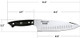 Ergo Chef 8-In Chef’S Knife & 4-In Paring Knife Pro Series 2.0 Forged High Carbon 7Cr17Mov Stainless Steel Ergonomic Black Pakkawood Handle