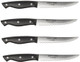 Ergo Chef Pro-Series Ii 4-Piece Steak Knife Set – High Carbon Stainless Steel Serrated Blade Triple Rivet Full Tang Design