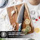 Fanteck Chef Knife 8 Inchdamascus Japanese Professional High Carbon 67-Layers Vg10 Kitchen Cooking Knifesuper Sharp Stainless Steel Chef Knives With Full Tang Abalone Shell Handle-Walnut Wood Cover