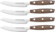 Zepter Felix Miu Non Serrated Steak Knives Set Of 4. High-Carbon Ice-Hardened Solingen Steel Professional Handmade German Cookware. Chef Handle Steak Knife Set Without Block: 4 Filet/Dinner Knives