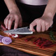 Findking 6 Inch Boning Knife Damascus Steel Skinning Knife Sharp Meat Knife For Bones (Cheetah Series W/Ebony Wood Handle)