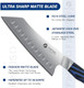 7 Inch Santoku Knife & Fillet Knife Ultra Sharp Kitchen Knife With G10 Handle High-End 5 Layers Japanese Stainless Steel Chef Knife
