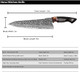 Japanese Professional Chef Knife8.5In Handmade Damascus Steel Vg10 Core Bladeebony Wood Handlecutting Cooking Gyuto Knives With Sheath For Kitchen