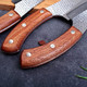 Handmade Stainless Steel Boning Knife Kitchen Forged Chinese Vegetable Knives Fishing Knife Meat Cleaver Outdoor Cutter Butcher Knife Sharp A-Viking Knife Camping Bbq (6 Inch)