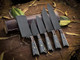 Premium Handcrafted Stainless Steel Culinary Collection – Meticulously Crafted Chef’S Knives Set With Sturdy Wooden Handle A Full Tang Blade With A Leather Roll-Up Storage Case