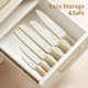 Gooda 12Pcs Knife Set With Coversnonstick Ceramic Coating Kitchen Knives Setstainless Steel Blade With Guards Essential Knife Set For Kitchenwhite