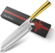 Santoku Knife Chef'S Kitchen Knife 7 Inch Japanese Steel Aus-10 Chef Knife With Pure Copper Ergonomic Handle & Box. Santoku Knife Chef'S Kitchen Knife 7 Inch Japanese Steel Aus-10 Chef Knife With Pure Copper Ergonomic Handle & Box.