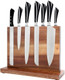 Magnetic Knife Holder Wooden Knife Magnetic Strip Magnetic Knife Block With Strong Magnets Kitchen Knives Organizer Tools No Drilling