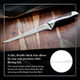Hammer Stahl 9-Inch Fillet Knife German Forged High Carbon Steel Fishing Blade For Filleting Boning Trimming & Slicing Ergonomic Quad-Tang Pakkawood Handle & Box