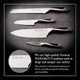 Hammer Stahl 4 Piece Knife Set Chef Essential Kitchen Knife Set Stainless Steel Knife Set With Bread Chef Santoku & Paring Knives Classic Chef Knife Set Cutting Knife Set For The Home Cook