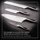 Hammer Stahl 4 Piece Knife Set Chef Essential Kitchen Knife Set Stainless Steel Knife Set With Bread Chef Santoku & Paring Knives Classic Chef Knife Set Cutting Knife Set For The Home Cook