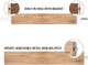 Hecef Magnetic Knife Strips 12" Brown Hecef Magnetic Knife Strips 12" Brown