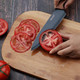 Hecef Vintage Kitchen Knife Set Stainless Steel Non-Stick Black Coated Knives With Extra Sheaths Includes Chef Bread Santoku Utility And Paring Knife Hecef Vintage Kitchen Knife Set Stainless Steel Non-Stick Black Coated Knives With Extra Sheaths Includes Chef Bread Santoku Utility And Paring Knife