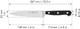 Henckels Classic Razor-Sharp 6-Inch Utility Knife Tomato Knife German Engineered Informed By 100+ Years Of Mastery Black/Stainless Steel