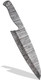 Custom Hand Forged Damascus Steel Blank Blade Chef Knife - Kitchen Knife Billet Bar Handmade Knife Making Supply Knife Kit Chef Blade