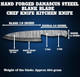 Custom Hand Forged Damascus Steel Blank Blade Chef Knife - Kitchen Knife Billet Bar Handmade Knife Making Supply Knife Kit Chef Blade