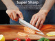 Sashimi Sushi Knife – 9.5 Inch Japanese Yanagiba Slicing Knife Super Sharp Professional High Carbon Stainless Steel Single Bevel Fish Knife With Pakkawood Handle