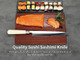 Sashimi Sushi Knife – 9.5 Inch Japanese Yanagiba Slicing Knife Super Sharp Professional High Carbon Stainless Steel Single Bevel Fish Knife With Pakkawood Handle Sashimi Sushi Knife – 9.5 Inch Japanese Yanagiba Slicing Knife Super Sharp Professional High Carbon Stainless Steel Single Bevel Fish Knife With Pakkawood Handle