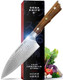 Home Hero Japanese Deba Knife Collection - Vg10 Damascus Steel Triple Rivet Ultra Sharp 67 Layers Kitchen Knife With Ergonomic Rosewood Handle - Unique For Men & Women (6 Inch Deba Knife)
