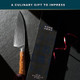 Home Hero Japanese Deba Knife Collection - Vg10 Damascus Steel Triple Rivet Ultra Sharp 67 Layers Kitchen Knife With Ergonomic Rosewood Handle - Unique For Men & Women (6 Inch Deba Knife)