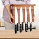 Magnetic Knife Block Double Sided Magnetic Knife Holder Rack With Strong Enhanced Magnets Acacia Wood Magnetic Knife Storage Stand With Stainless Steel Finger Protector Magnetic Knife Block Double Sided Magnetic Knife Holder Rack With Strong Enhanced Magnets Acacia Wood Magnetic Knife Storage Stand With Stainless Steel Finger Protector