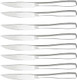 8-Piece Stainless Steel Steak Knives For Chefs Commercial Kitchen