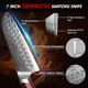 7-Inch Damascus Santoku Knife & 8-Inch Chef Knife