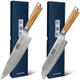 Damascus Chef Knife 8 Inch Damascus Santoku Knife 7 Inch