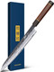 9 Inch Kiritsuke Chef Knife Japanese Hand Forged 7 Layers Vg-10 Steel Kitchen Knife & Sushi Knife Japanese Sashimi Knife 10 Inch & Paring Knife 3.75 Inch Peeling Knife