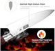 8 Inch Chef Knife German High Carbon Stainless Steel For Cooking & German High Carbon Stainless Steel Steak Knife Set 8 Pieces