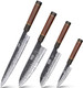 8 Inch Japanese Gyuto Chef Knife & Chef'S Santoku Knife 7 Inch & Sushi Knife Japanese Sashimi Knife 10 Inch & Paring Knife 3.75 Inch