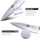 Magnetic Knife Block 14 X 10 Inches & Kitchen Knife In Japanese Steel Aus-10 & 7 Inch Japanese Chef Knife